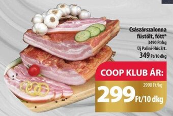 Coop Császárszalonna füstölt, főtt 10 dkg ajánlat