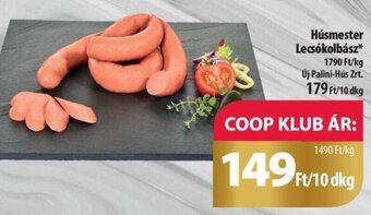 Coop Húsmester Lecsókolbász 10 dkg ajánlat
