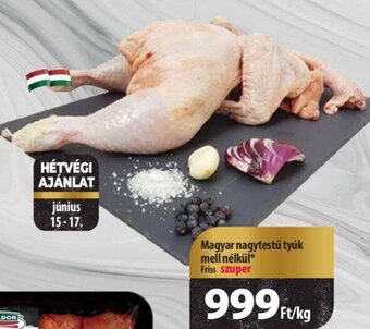Coop Magyar nagytestű tyúk mell nélkül 1 kg ajánlat