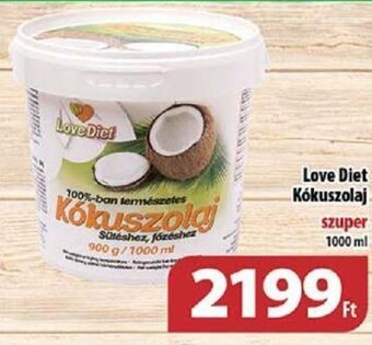 Coop Love Diet Kókuszolaj 1000 ml ajánlat