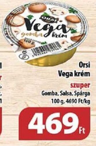 Coop Orsi Vega krém 100 g ajánlat