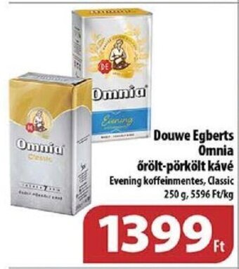 Coop Douwe Egberts Omnia őrölt-pörkölt kávé 250 g ajánlat