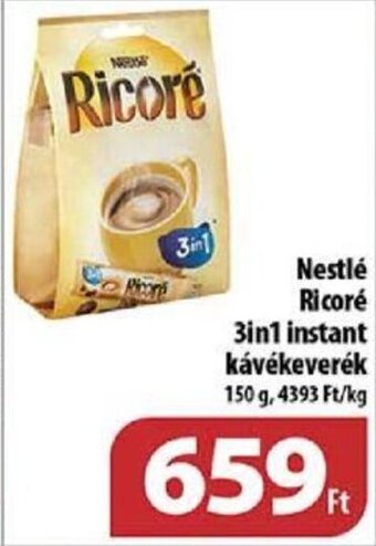 Coop Nestlé Ricoré 3in1 instant kávékeverék 150 g ajánlat