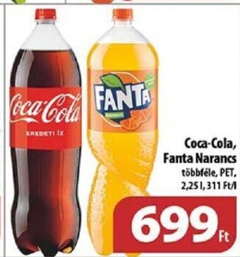Coop Coca-Cola, Fanta Narancs 2,25 l ajánlat