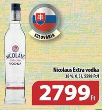 Coop Nicolaus Extra vodka 0,5 l ajánlat