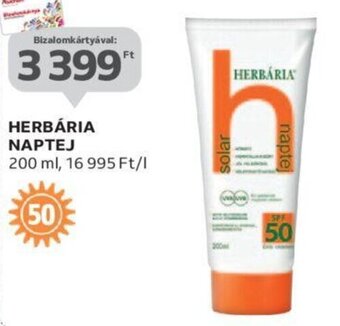 Auchan HERBÁRIA NAPTEJ 200 ml ajánlat