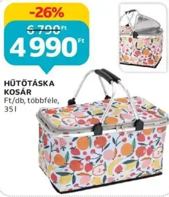 Auchan HŰTŐTÁSKA KOSÁR 1 db ajánlat