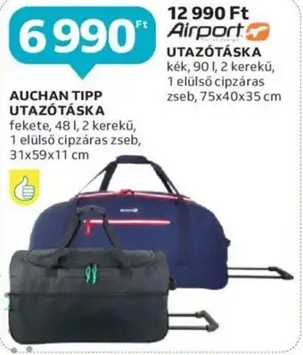 AUCHAN TIPP UTAZÓTÁSKA 1 db