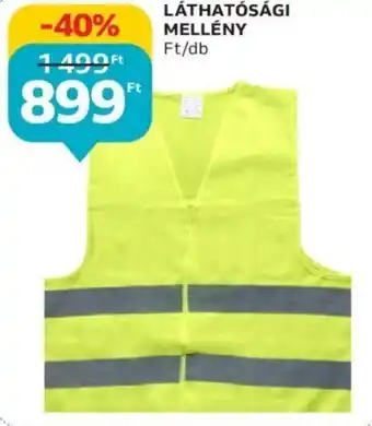 Auchan LÁTHATÓSÁGI MELLÉNY 1 db ajánlat