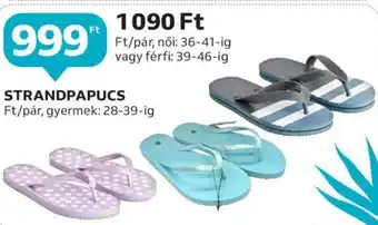Auchan STRANDPAPUCS 1 pár ajánlat