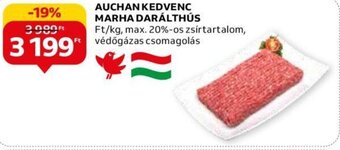 AUCHAN KEDVENC MARHA DARÁLTHÚS 1 kg