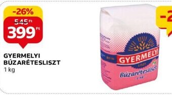 Auchan GYERMELYI BÚZARÉTESLISZT 1 kg ajánlat