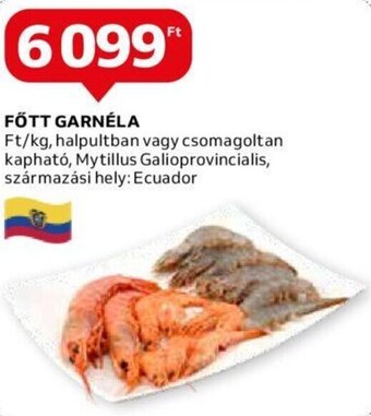 Auchan FŐTT GARNÉLA 1 kg ajánlat