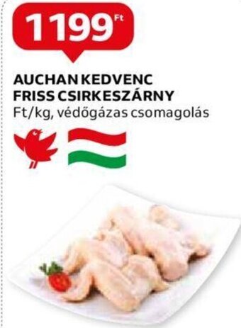 Auchan AUCHAN KEDVENC FRISS CSIRKESZÁRNY 1 kg ajánlat