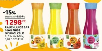Auchan RAUCH JUICE BAR 100% FRISS GYÜMÖLCSLÉ 0,8 l ajánlat