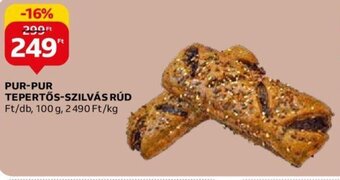 Auchan PUR-PUR TEPERTŐS-SZILVÁS RÚD 100 g ajánlat