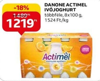 Auchan DANONE ACTIMEL IVÓJOGHURT 8 x 100 g ajánlat
