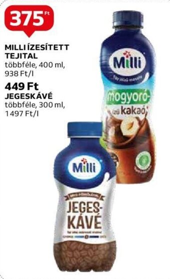 MILLI ÍZESÍTETT TEJITAL 400 ml