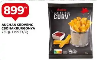 Auchan AUCHAN KEDVENC CSÓNAKBURGONYA 750 g ajánlat