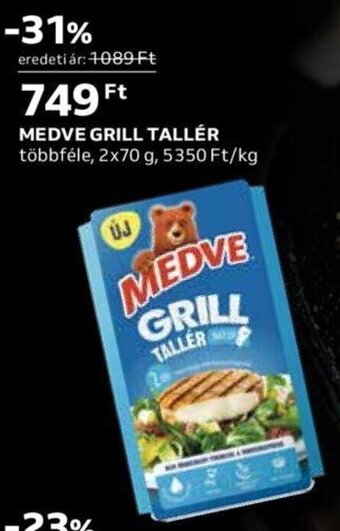 Auchan MEDVE GRILL TALLÉR 2 x 70 g ajánlat