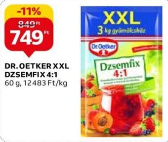 Auchan DR.OETKER XXL DZSEMFIX 4:1 60 g ajánlat