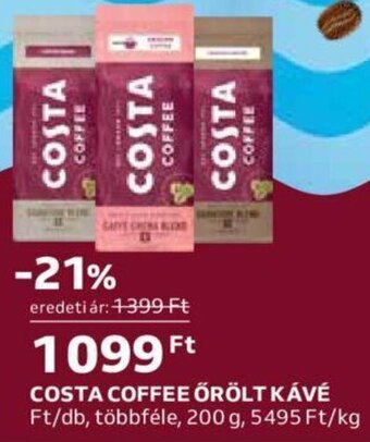 Auchan COSTA COFFEE ŐRÖLT KÁVÉ 200 g ajánlat