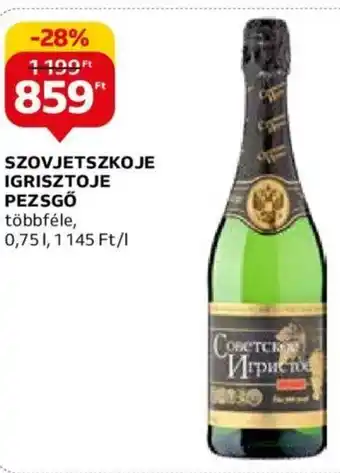 Auchan SZOVJETSZKOJE IGRISZTOJE SZOVJETSZKOJE IGRISZTOJE PEZSGŐ 0,75 l ajánlat