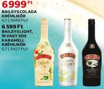 Auchan BAILEYS COLADA KRÉMLIKŐR 0,7 l ajánlat