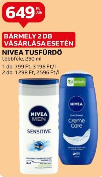 Auchan NIVEA TUSFÜRDŐ 250 ml ajánlat