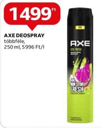 Auchan AXE DEOSPRAY 250 ml ajánlat