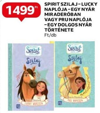 Auchan SPIRIT SZILAJ-LUCKY NAPLÓJA-EGY NYÁR MIRADERÓBAN stb. 1 db ajánlat