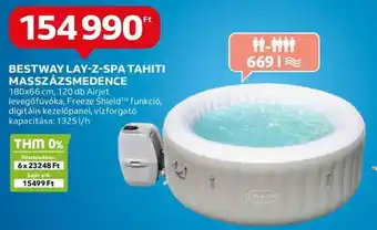 Auchan BESTWAY LAY-Z-SPA TAHITI MASSZÁZSMEDENCE 1 db ajánlat