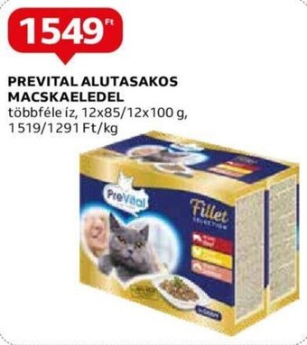 PREVITAL ALUTASAKOS MACSKAELEDEL 12 x 85 / 12 x 100 g