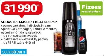 Auchan SODASTREAM SPIRIT BLACK PEPSI 1 db ajánlat