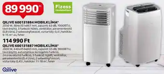 Auchan QILIVE 600131884 MOBILKLÍMA 1 db ajánlat