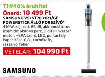 Auchan AMSUNG VS15T7031R1/GE POWERSTICK ÁLLÓ PORSZÍVÓ 1 db ajánlat