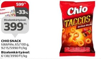 Auchan CHIO SNACK 65 / 100 g ajánlat