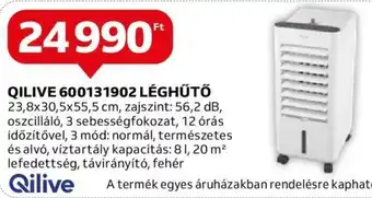 Auchan QILIVE 600131902 LÉGHŰTŐ 1 db ajánlat