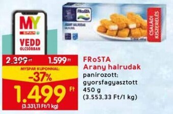 Spar FROSTA Arany halrudak 450 g ajánlat