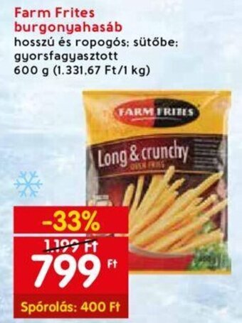 Spar Farm Frites burgonyahasáb 600 g ajánlat