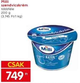 Spar Milli szendvicskrém 200 g ajánlat