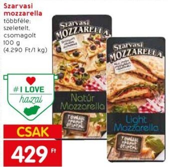 Spar Szarvasi mozzarella 100 g ajánlat