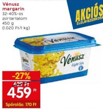 Spar Vénusz margarin 450 g ajánlat