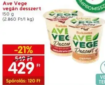 Ave Vege vegán desszert 150 g