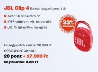 Spar JBL Clip 4 1 db ajánlat