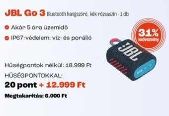 Spar JBL Go 3 1 db ajánlat