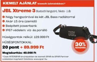 Spar JBL Xtreme 3 1 db ajánlat