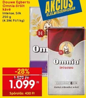 Douwe Egberts Omnia őrölt kávé 250 g