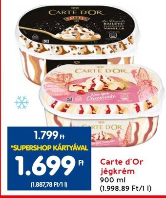 Spar Carte d'Or jégkrém 900 ml ajánlat