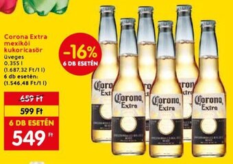 Corona Extra mexikói kukoricasör 0,355 l